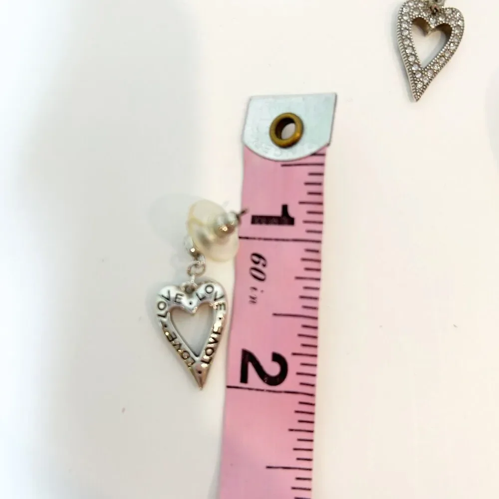 Brighton Starry Night Uber Heart Crystal Black Cord Bracklet & Earring Set